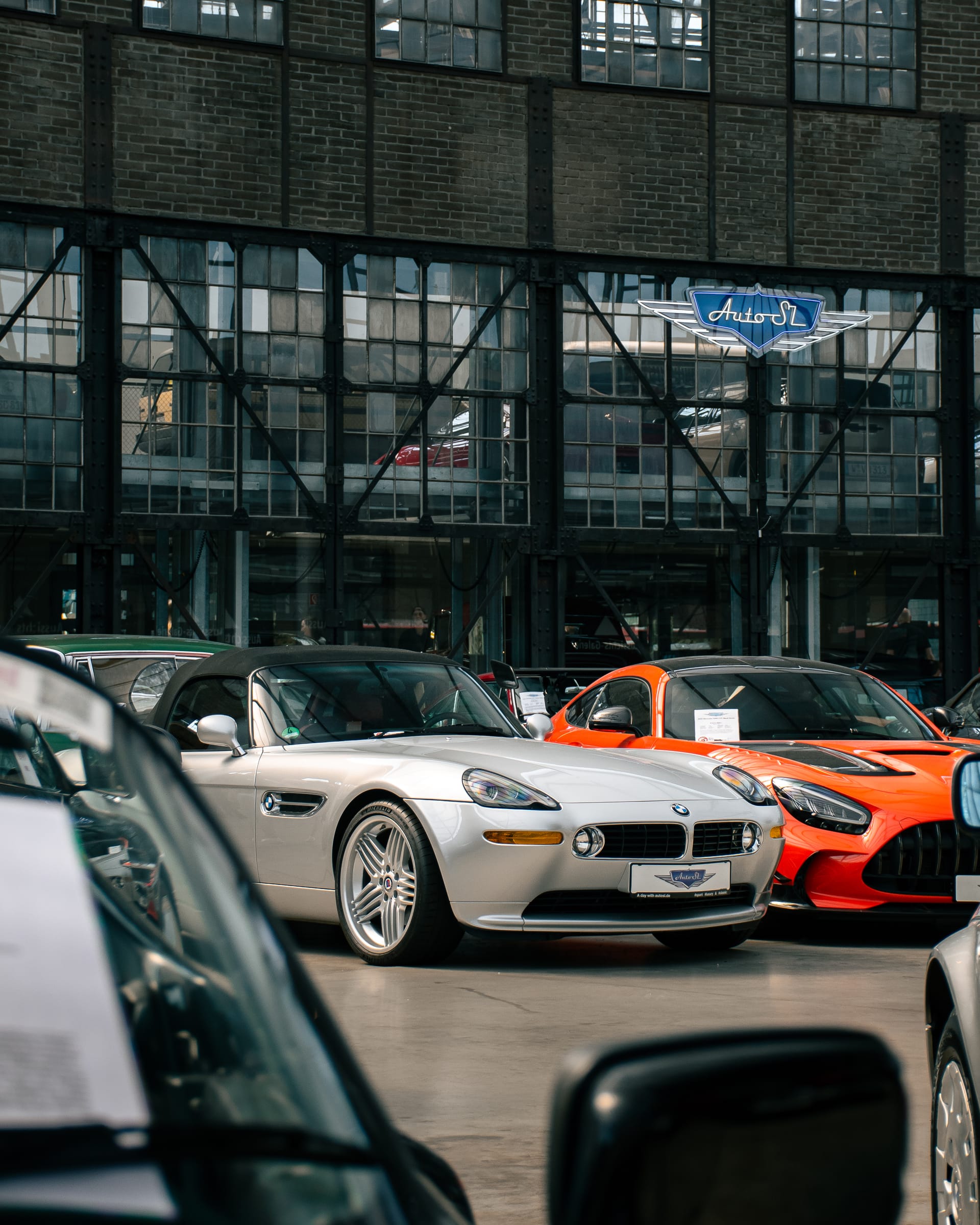 BMW Z8 en Mercedes-AMG dealer event